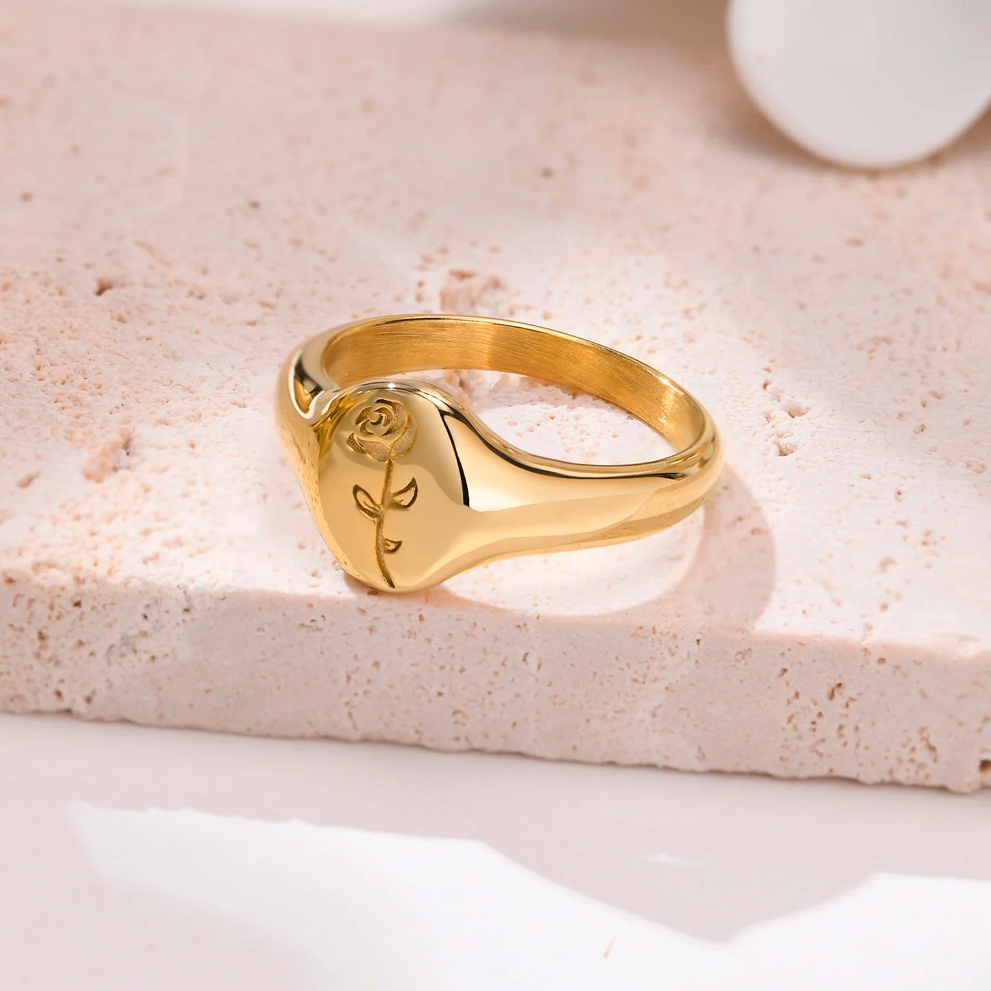 CZ Pinky Signet Ring