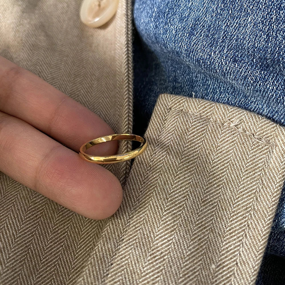 18K Gold Plated Minimalist Ring