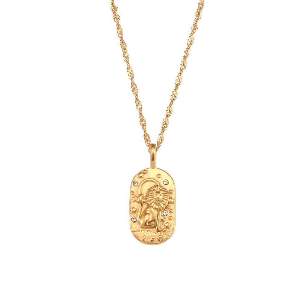 18k Gold Plated Zodiac Sign Necklaces