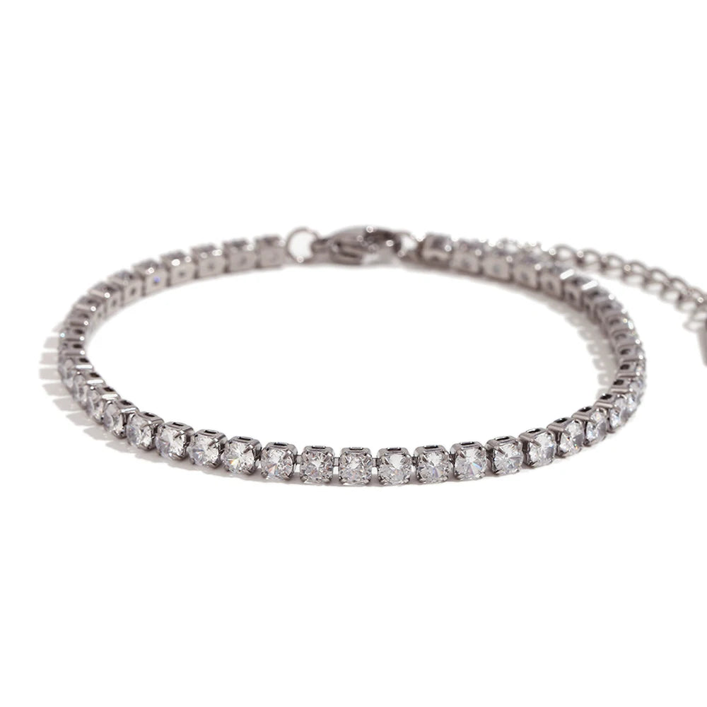 18K Gold Plated Zircon Tennis Bracelet