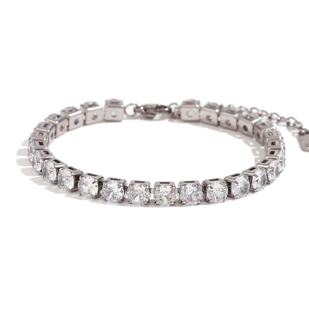 18K Gold Plated Zircon Tennis Bracelet