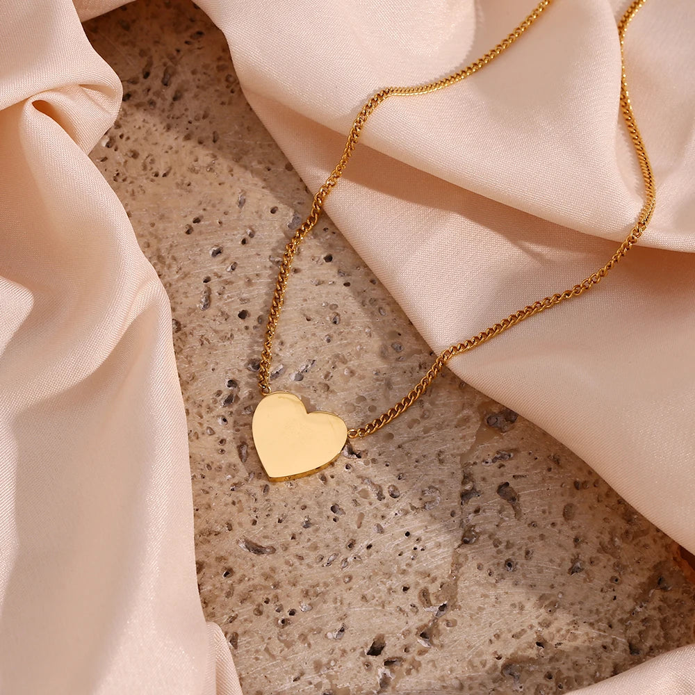 18K Gold Plated 11:11 Angel Number Heart Shape Necklace